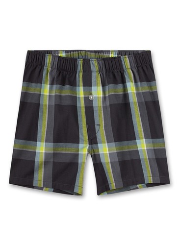 Webshorts dunkelgrau kariert - ,