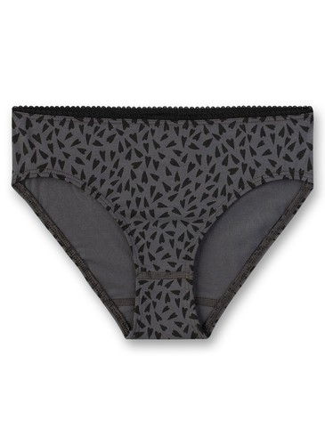 Slip grau gemustert v - slip, ,